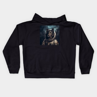 Astro Dog - Belgian Sheepdog Kids Hoodie